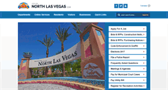 Desktop Screenshot of cityofnorthlasvegas.com